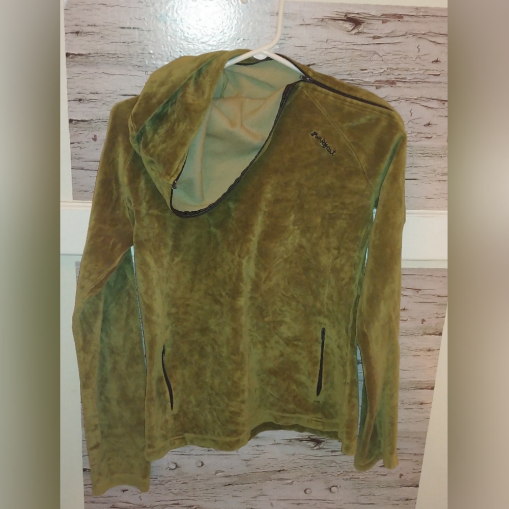 President Stone Punky Cat Velvet Zip-up Hoodie